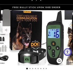 INVIROX SPARK K9 DOG TRAINING COLLAR brand new never used in box